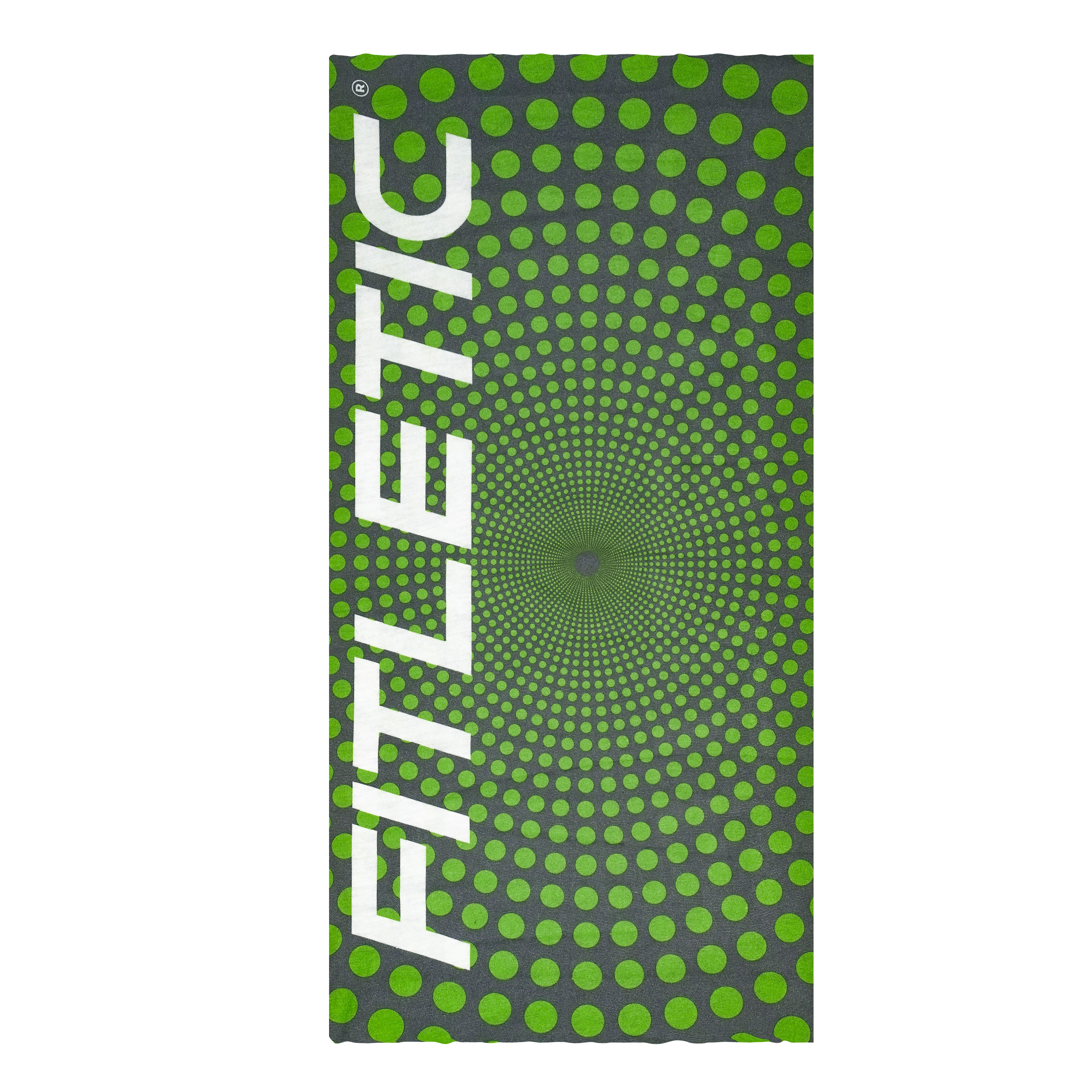 FITLETIC Multi Scarf grün-grau Dot-Print