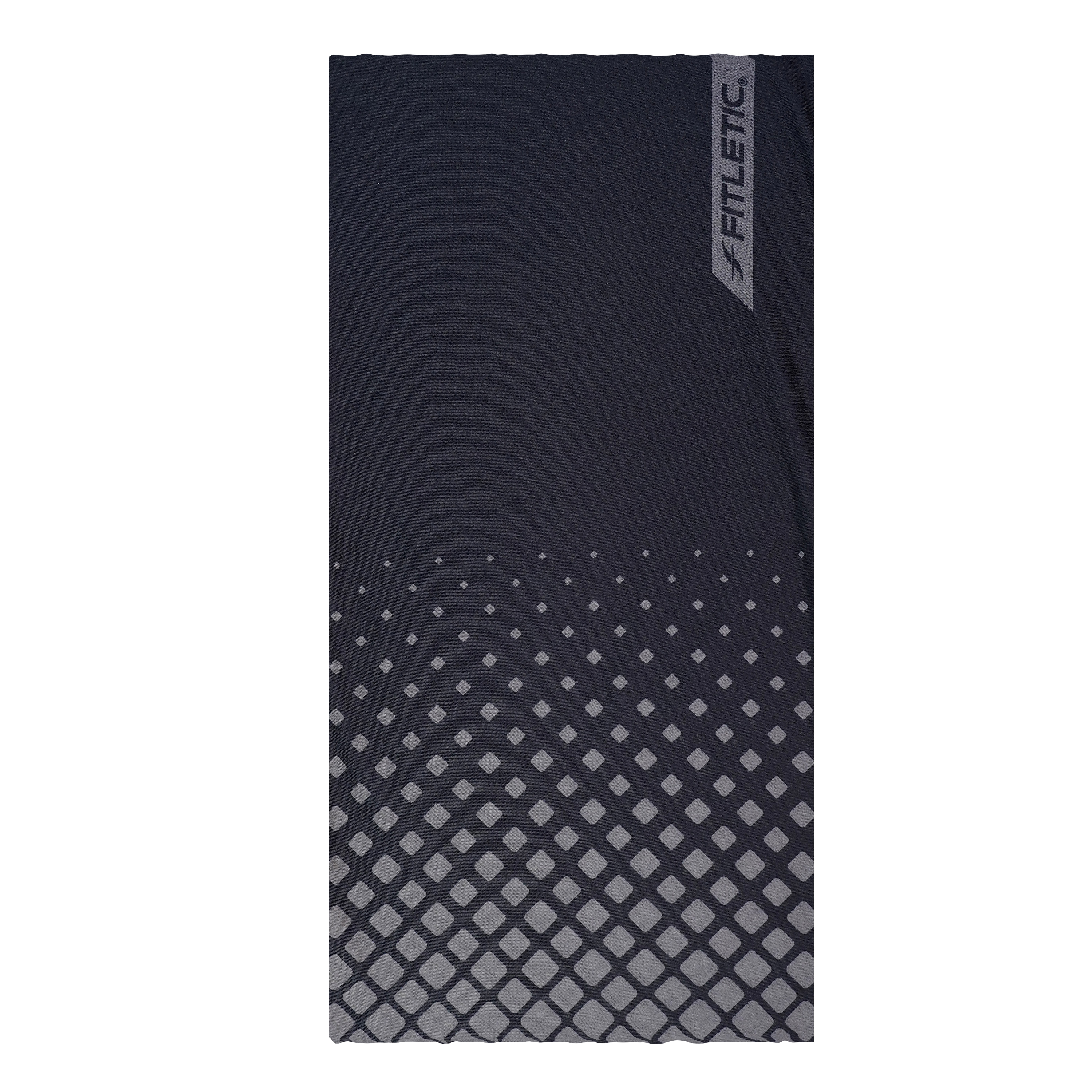 FITLETIC Multi Scarf schwarz-grau