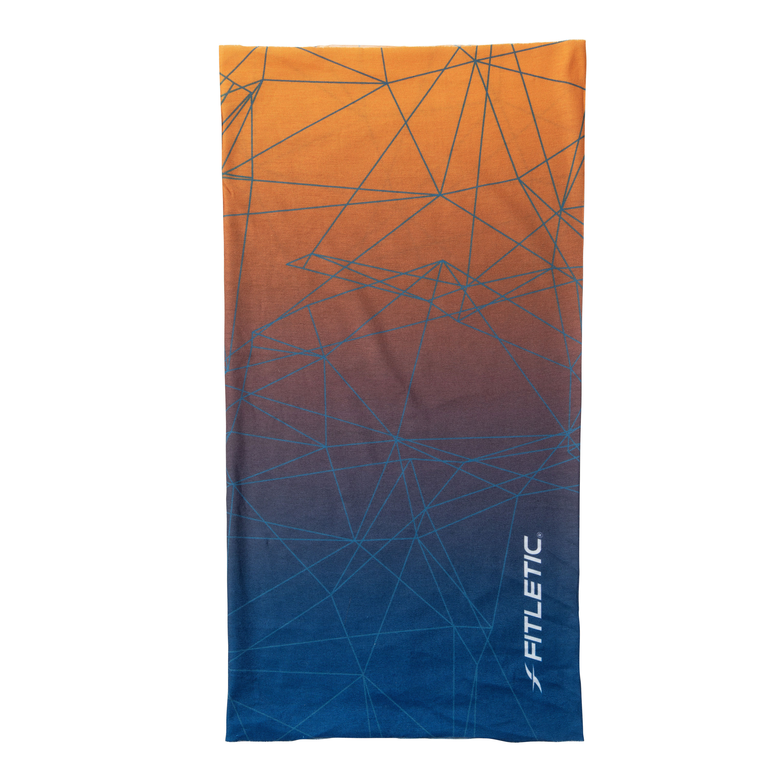 FITLETIC Multi Scarf orange-blau