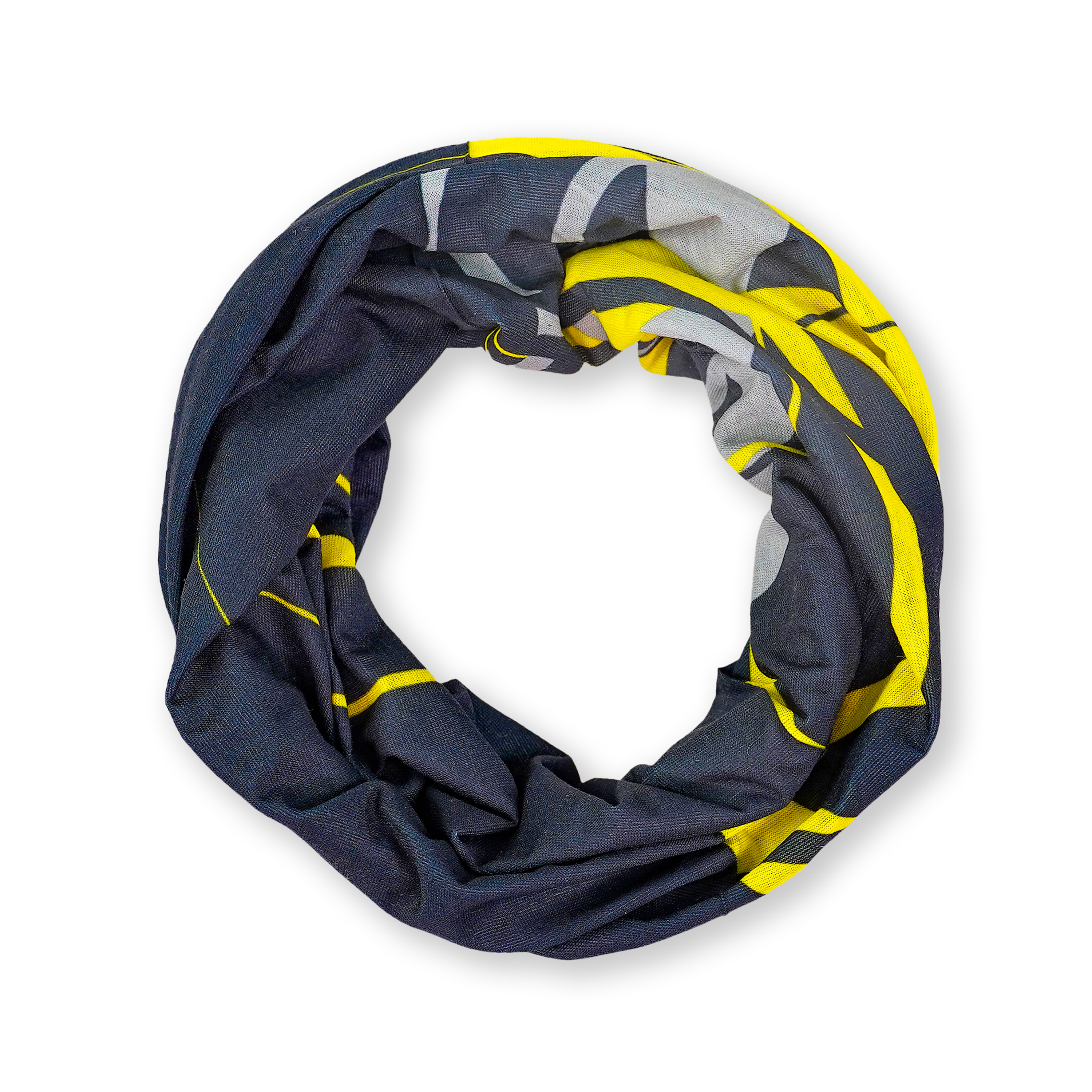 FITLETIC Multi Scarf schwarz-gelb