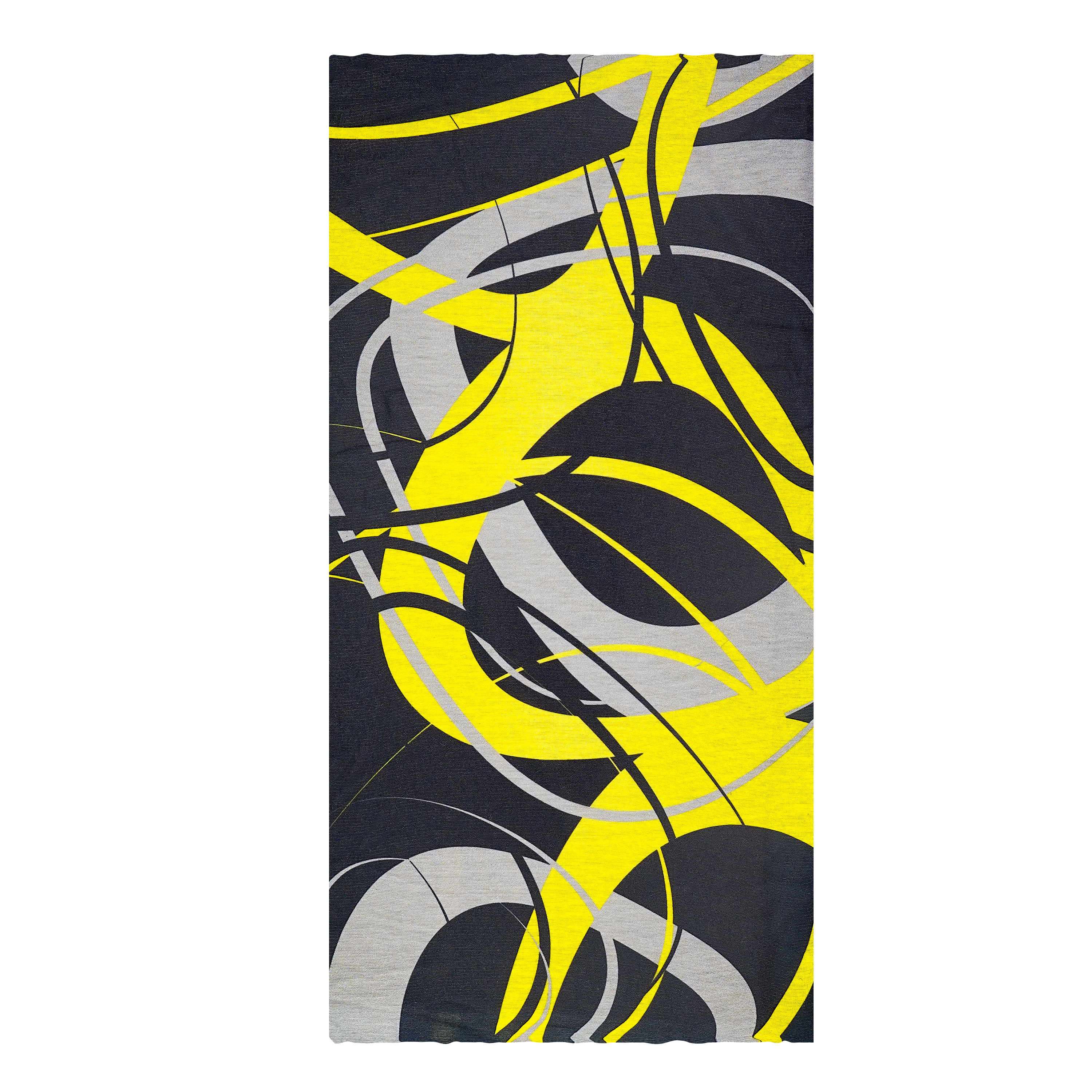 FITLETIC Multi Scarf schwarz-gelb